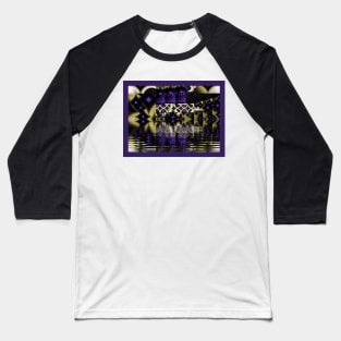 Purple Star Reflections Baseball T-Shirt